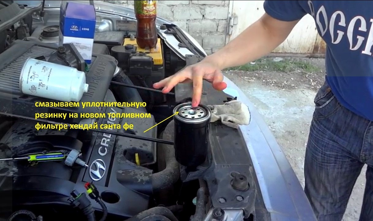 Фото 87 — Замена фильтра топливного насоса Hyundai Santa Fe