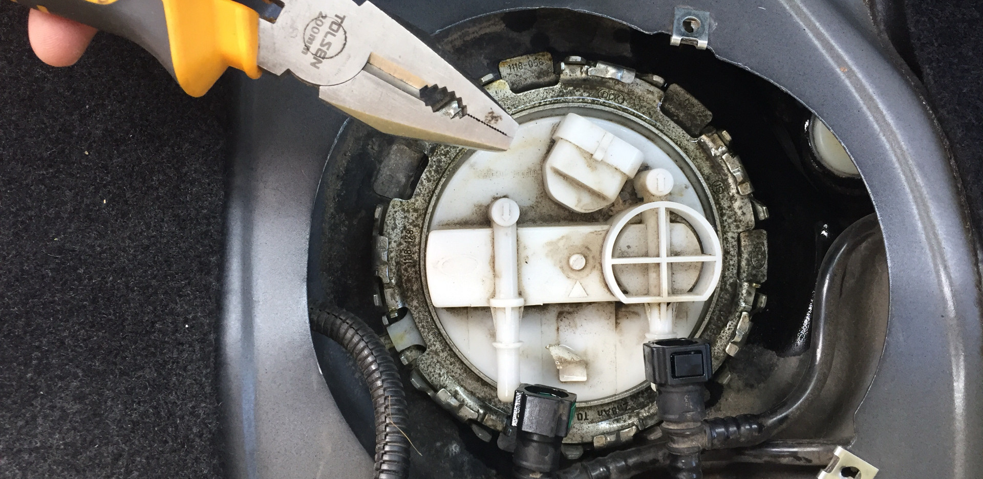 Фото 123 — Замена топливного насоса Kia Sportage